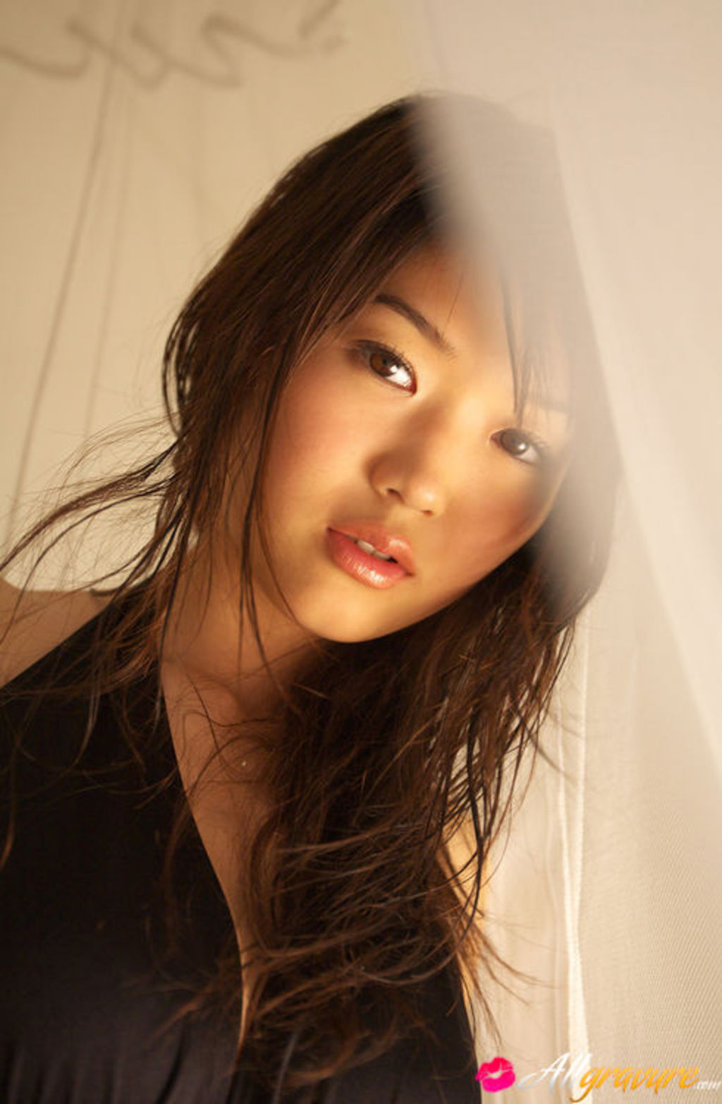Beauty Japanese Noriko Kijima In Fishnet Stockings 06