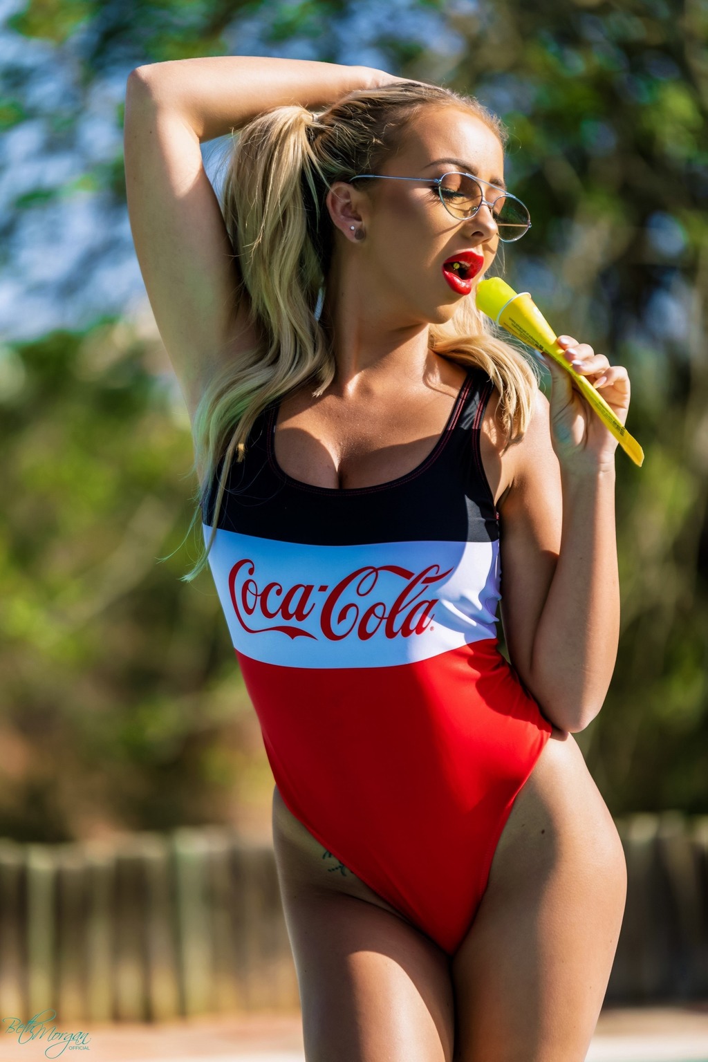 Beth Morgan By The Pool 00
