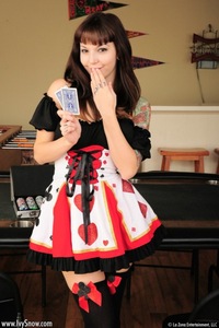 Sexy poker player