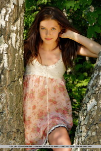 Liza in the woods