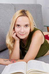 Loli Pop In Wet On Couch