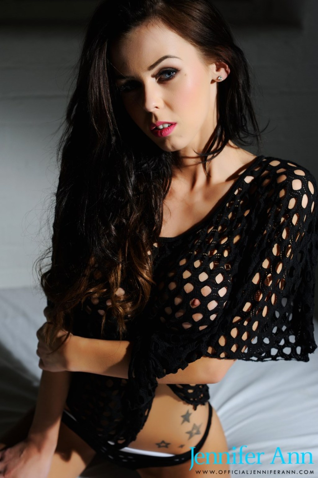Glamorous Brunette Jennifer Ann  05