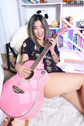Apple In Pink Guitar